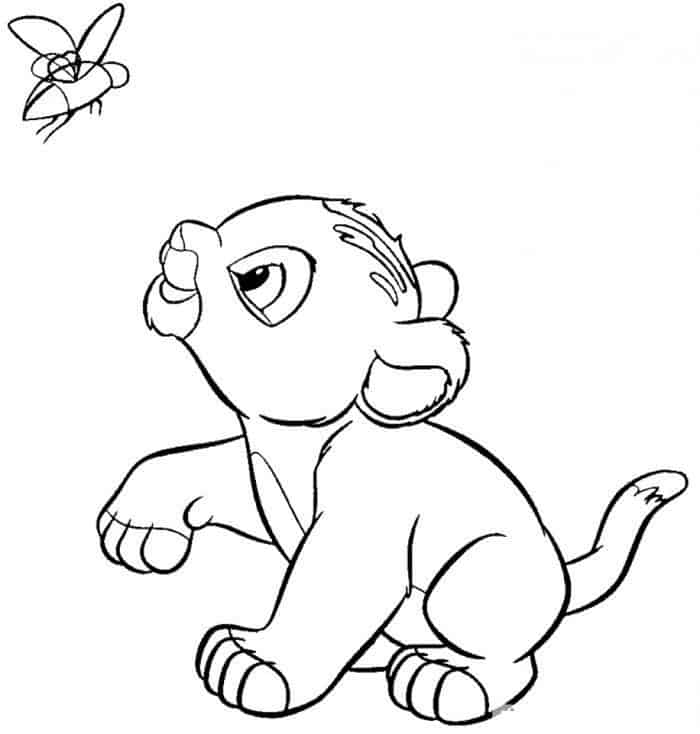 Lion Cub Coloring Pages