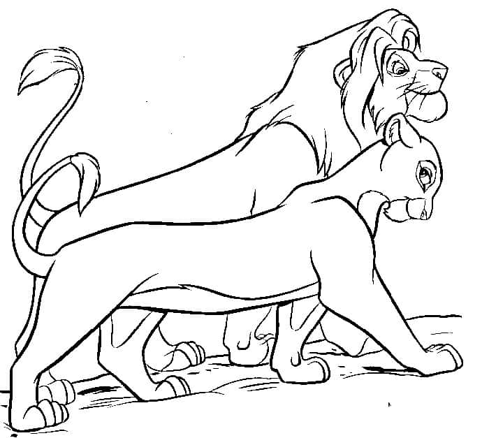Lion King 2 Coloring Pages