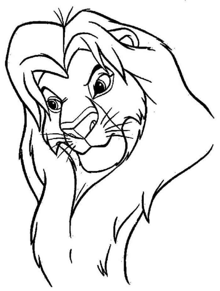 Lion King Coloring Pages Mufasa