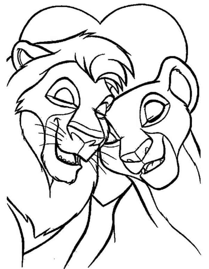 Lion King Coloring Pages Nala