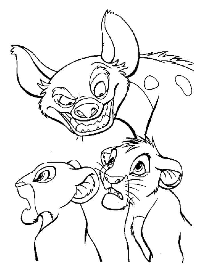 Lion King Coloring Pages Simba And Nala 1