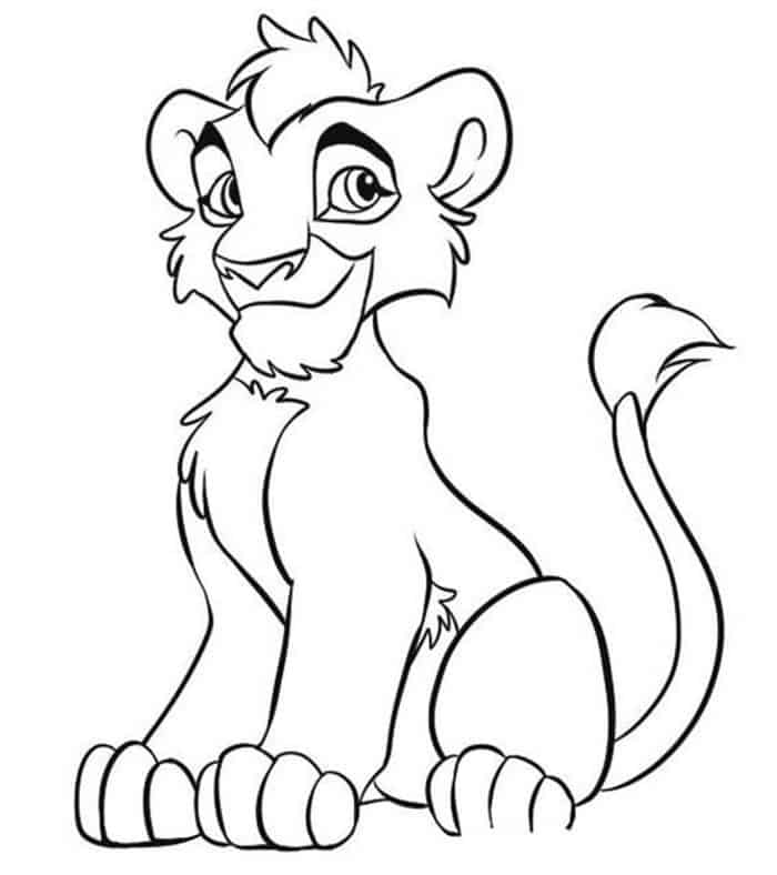 Lion King Coloring Pages Simba