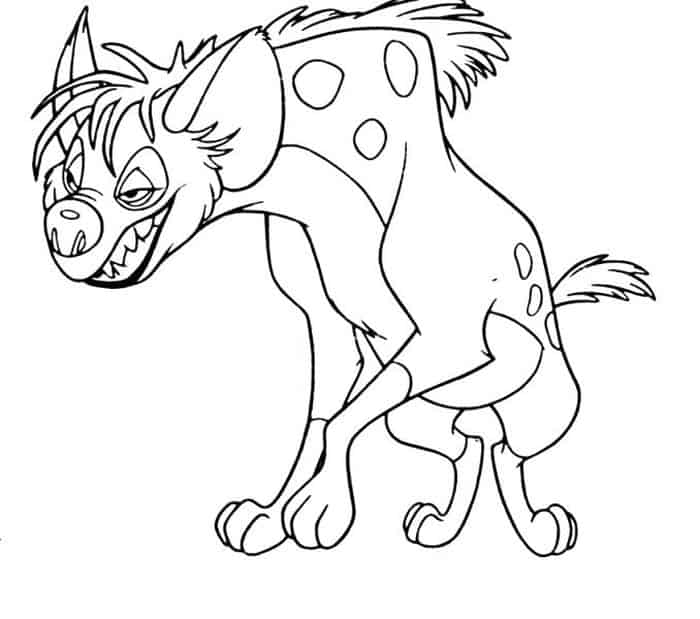 Lion King Hyena Coloring Pages 1