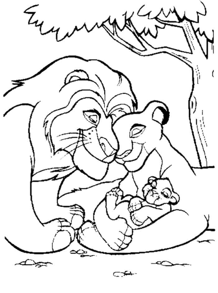 Lion King Printable Coloring Pages 1