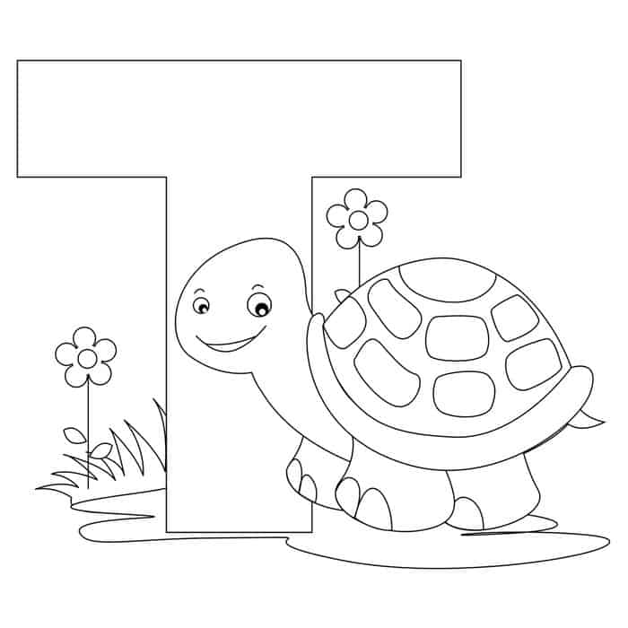 Preschool Alphabet Coloring Pages