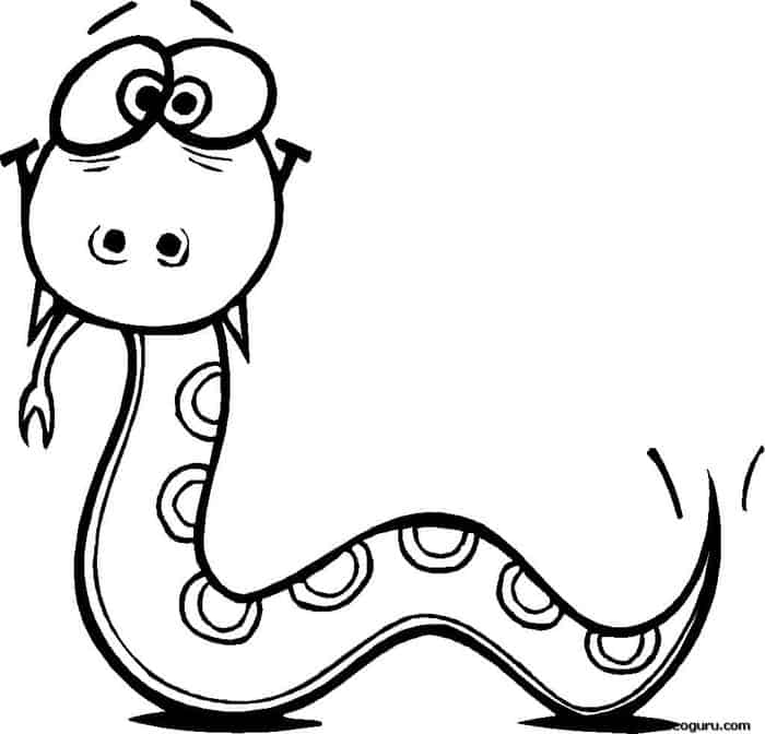 Printable Snake Coloring Pages