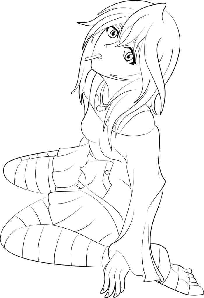 Rosario Vampire Coloring Pages