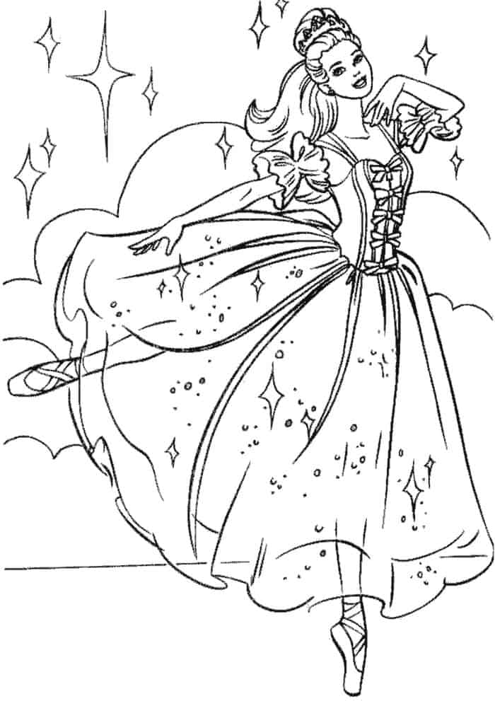 Sleeping Beauty Ballet Coloring Pages With Coloring