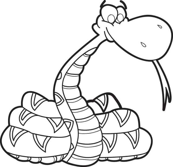 Snake Coloring Pages For Kids