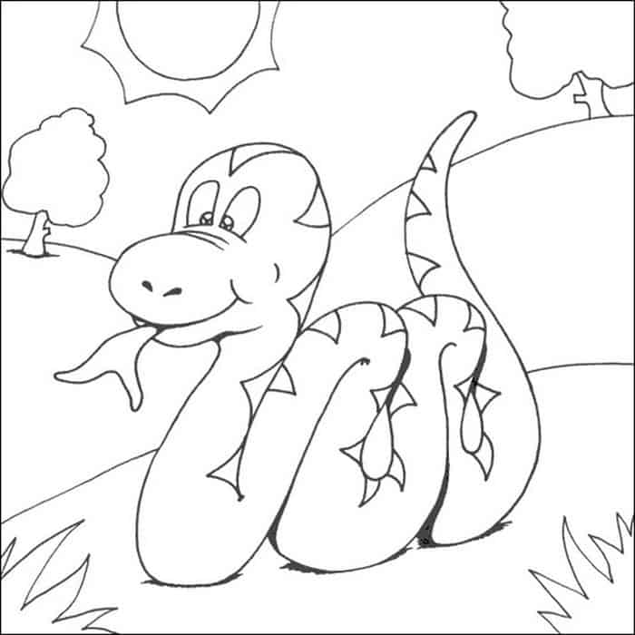 Snake Coloring Pages To Print