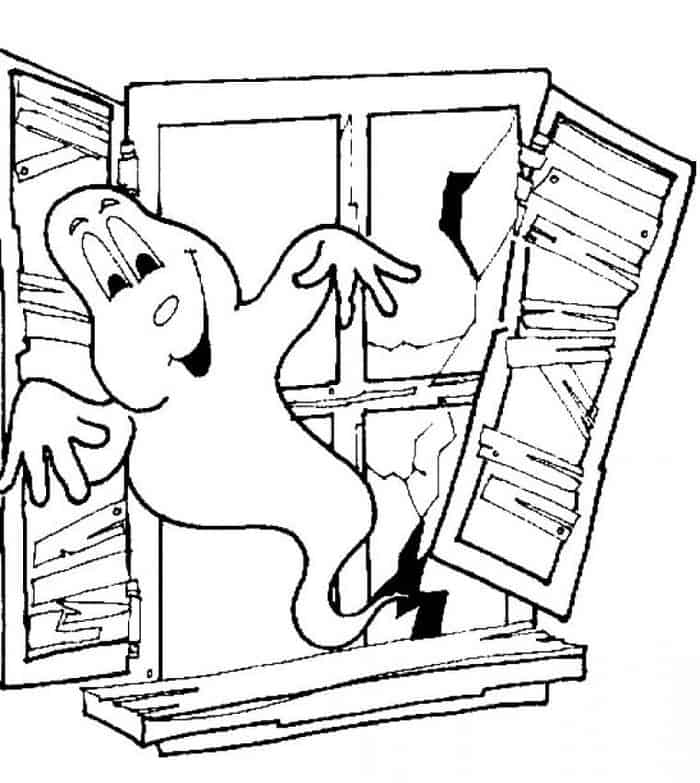The Haunted House The Secret Of The Ghost Ball Coloring Pages