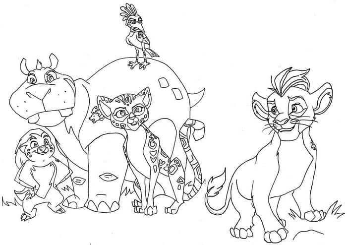 The Lion Guard Coloring Pages