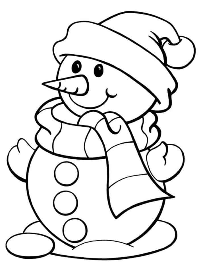 Winter Coloring Pages For Kids