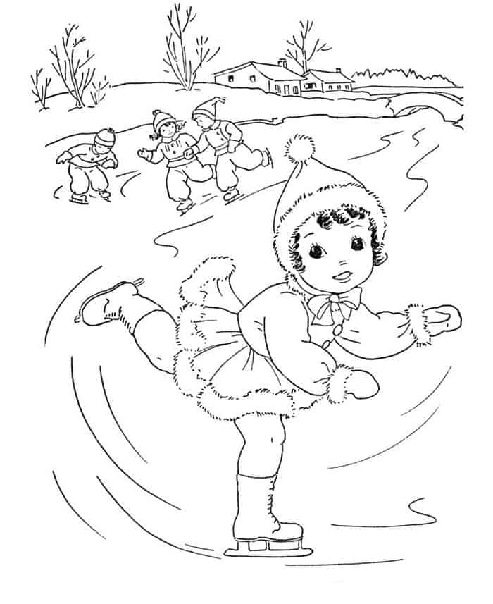 Winter Olympics Coloring Pages