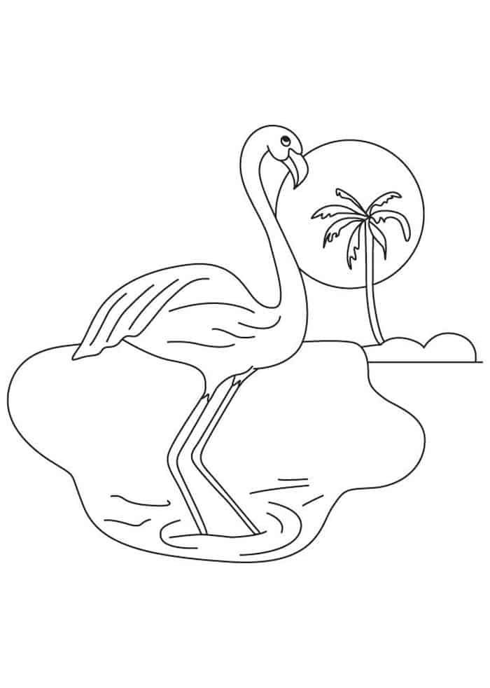 flamingo on a unicorn coloring pages