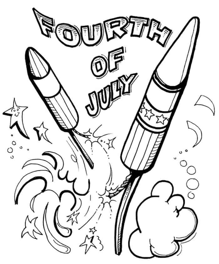 4th Of July Coloring Pages Printable