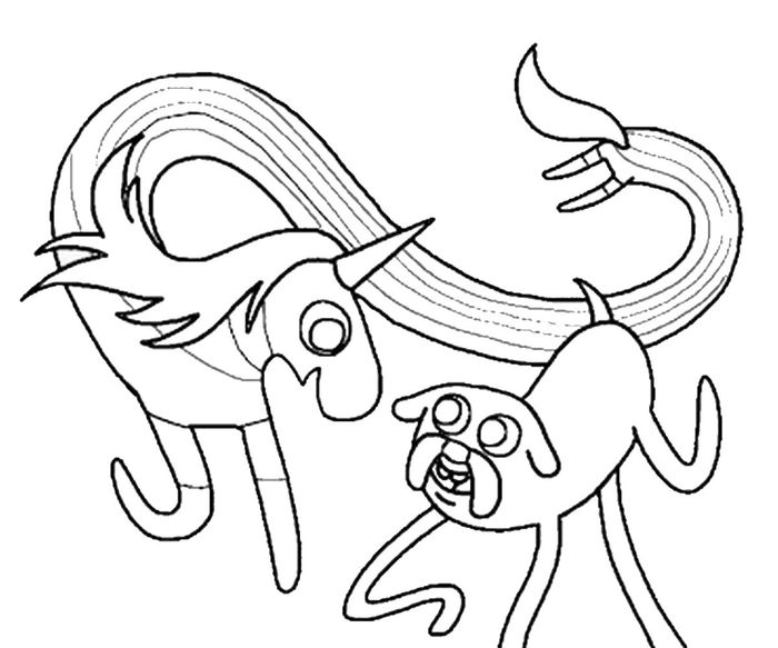 Adventure Time Characters Coloring Pages