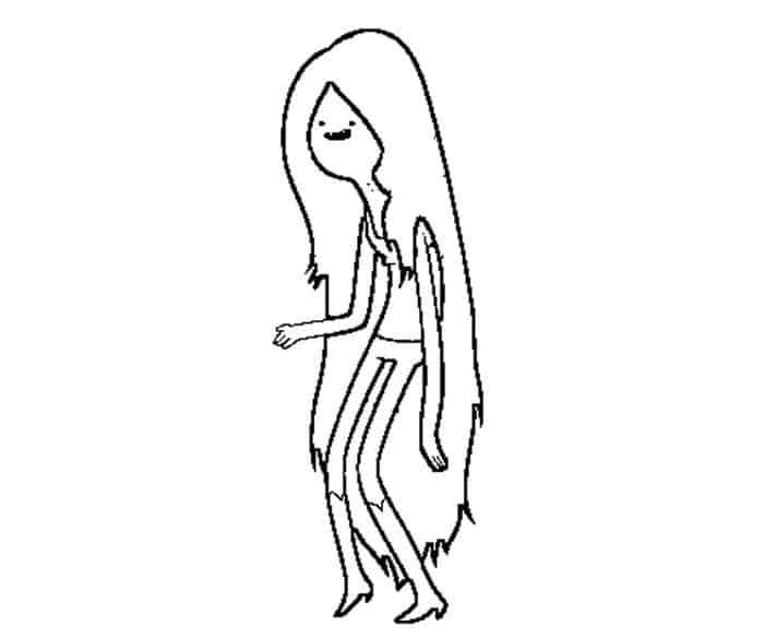 Adventure Time Coloring Pages Girls