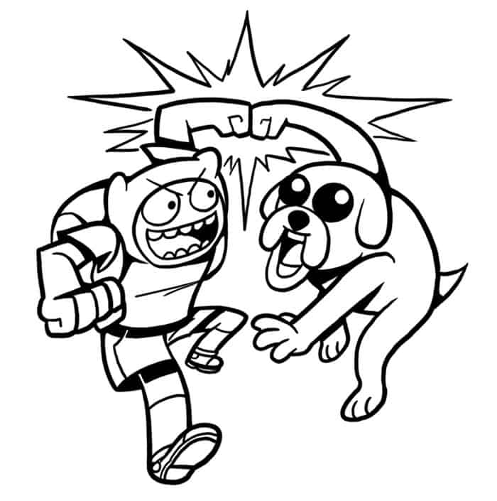 Adventure Time Coloring Pages Kawaii
