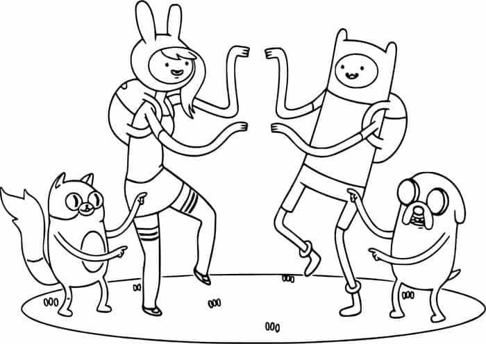 Adventure Time Coloring Pages