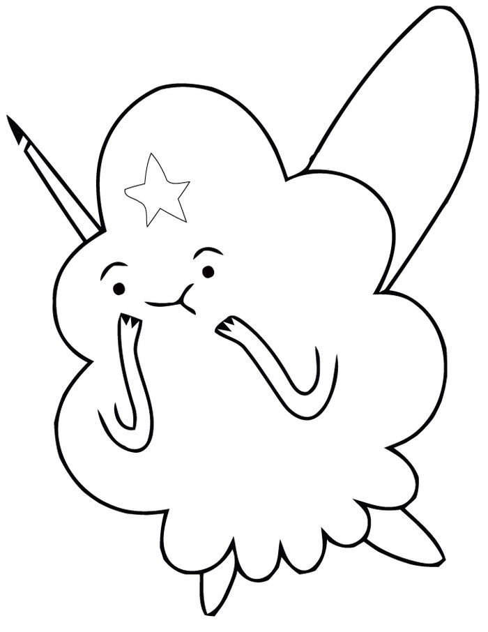 Adventure Time Cute Coloring Pages