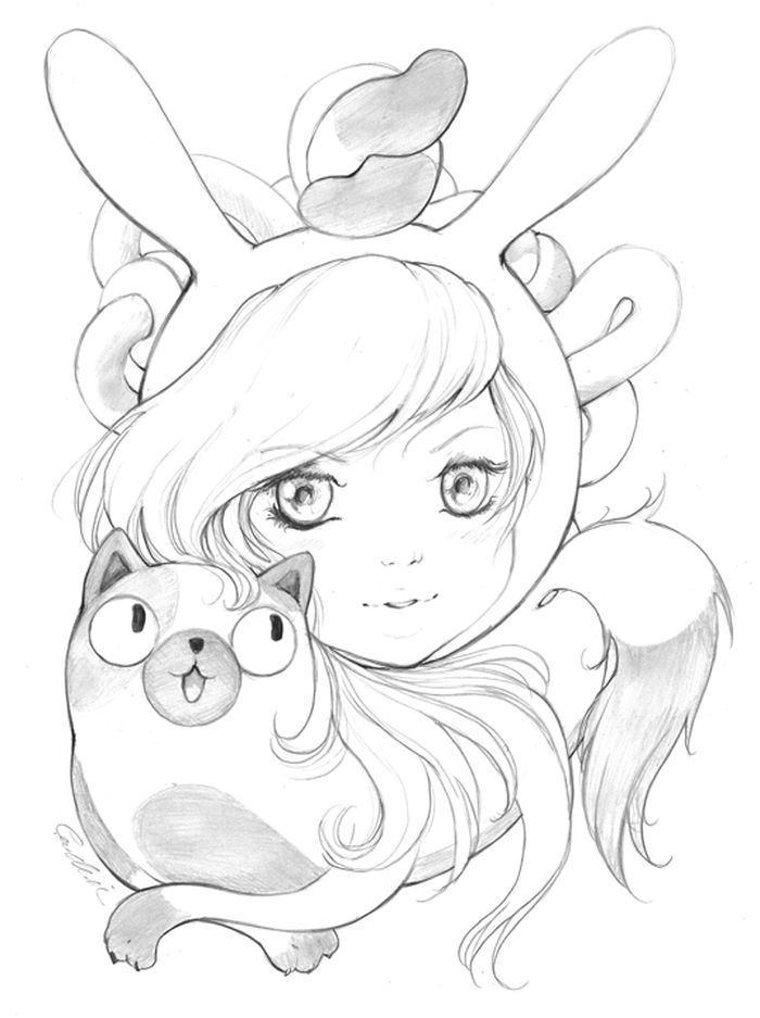 Adventure Time Fionna Coloring Pages