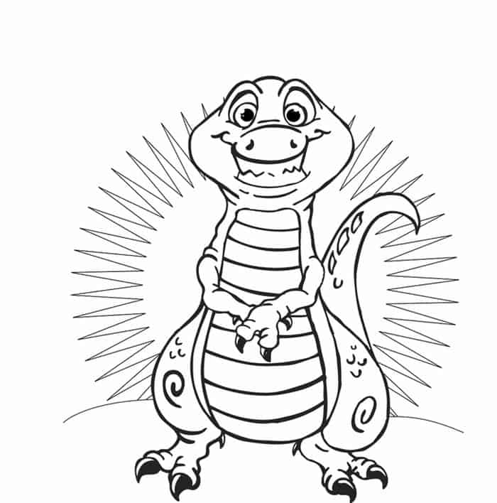 Baby T Rex Coloring Pages