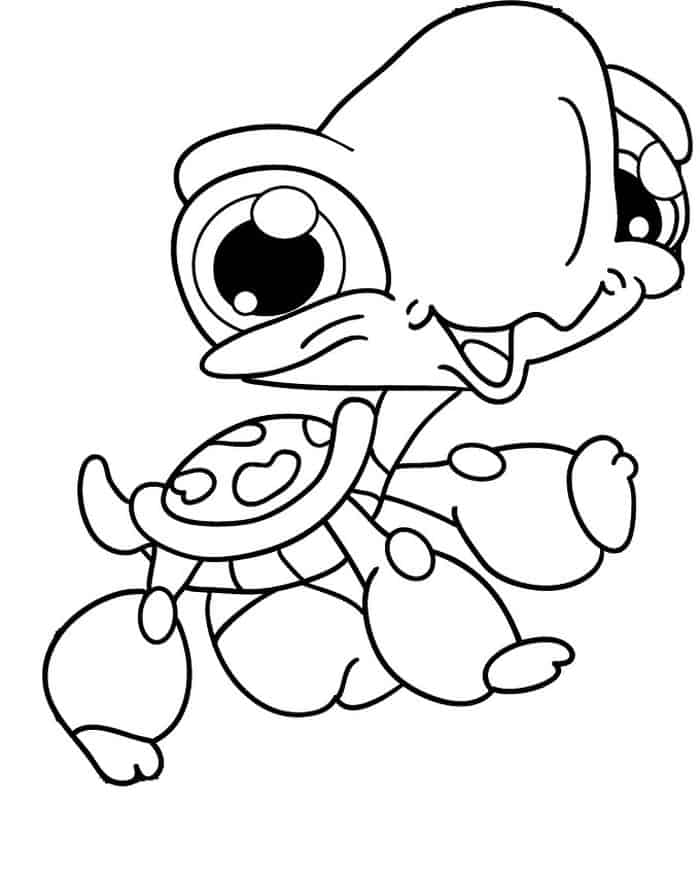 Baby Turtle Coloring Pages