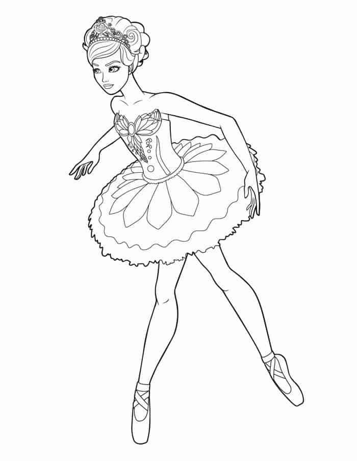 Ballerina Coloring Pages Pdf