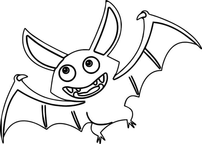 Bat Sitting Coloring Pages