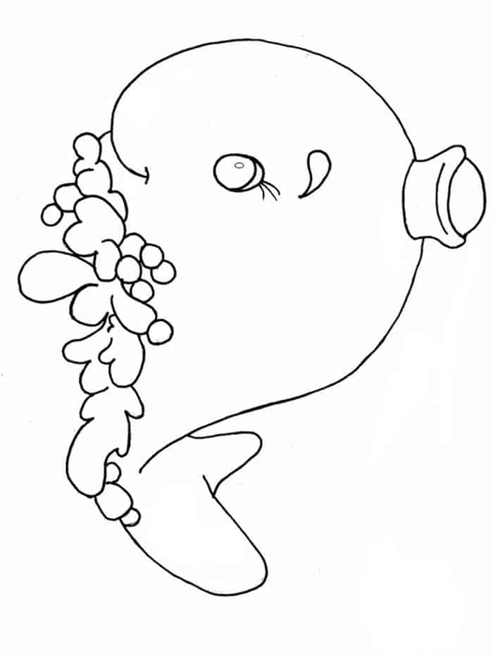 Beluga Whale Coloring Pages