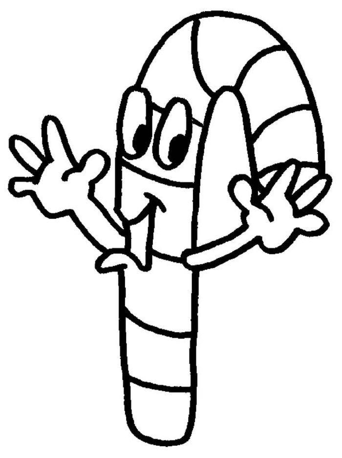 Candy Cane Story Coloring Pages