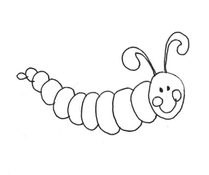 Caterpillar Coloring Pages
