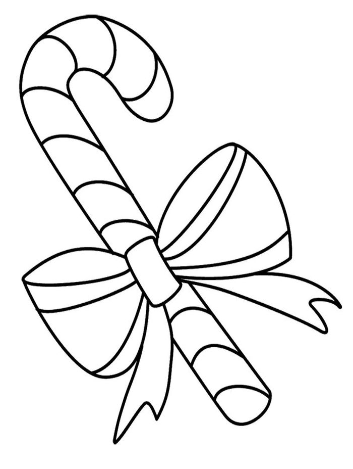 Christmas Coloring Pages Candy Cane