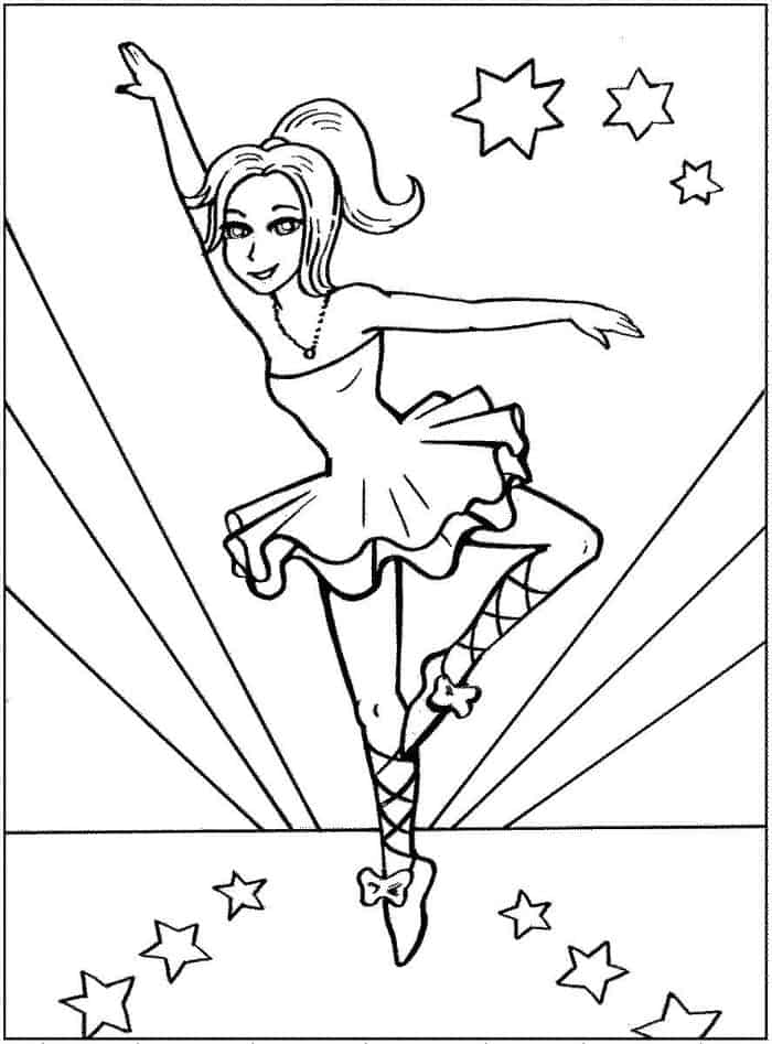Christmas Nutcracler Ballerina Coloring Pages
