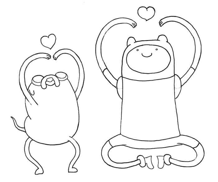Coloring Pages Adventure Time