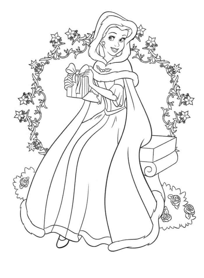Coloring Pages Disney Princess Belle
