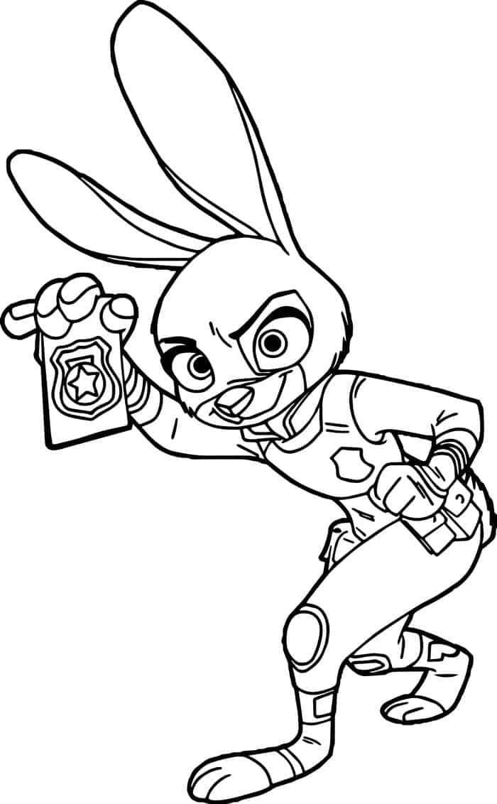 Coloring Pages For Kids Zootopia