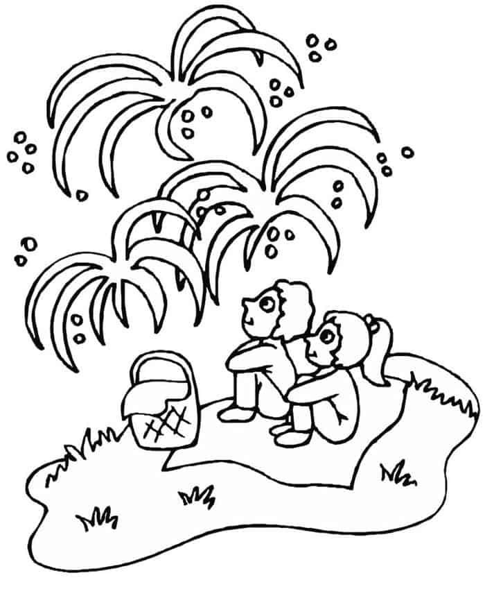 Coloring Pages Of Fireworks