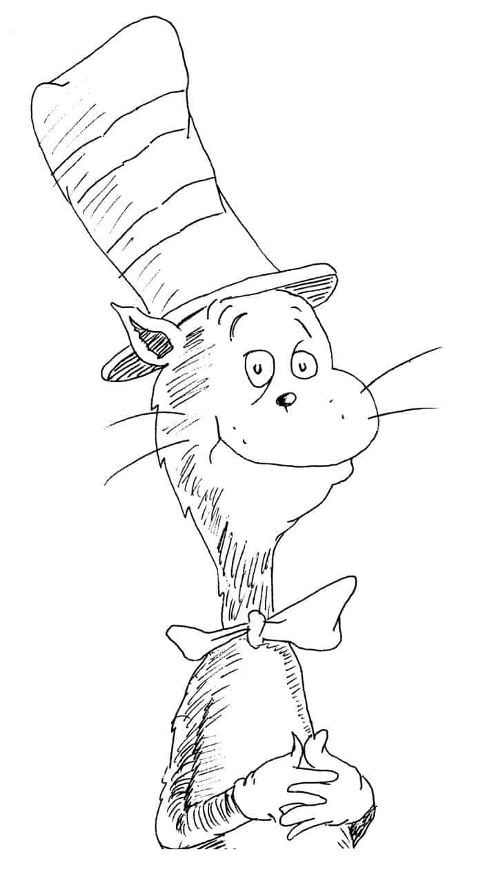 Coloring Pages The Cat In The Hat
