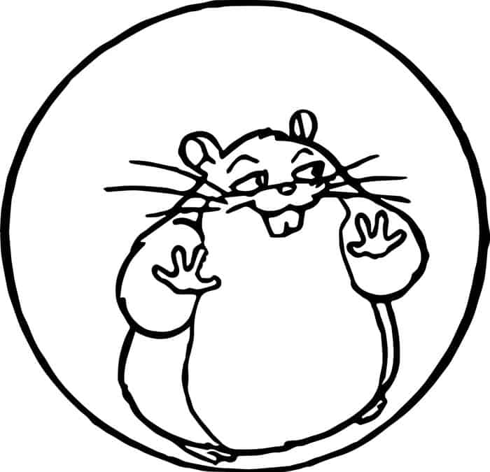 Cuddle The Hamster From Goosebumps Coloring Pages
