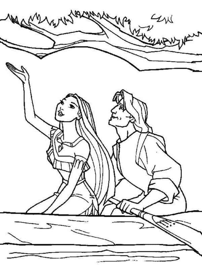Disney Pocahontas Coloring Pages