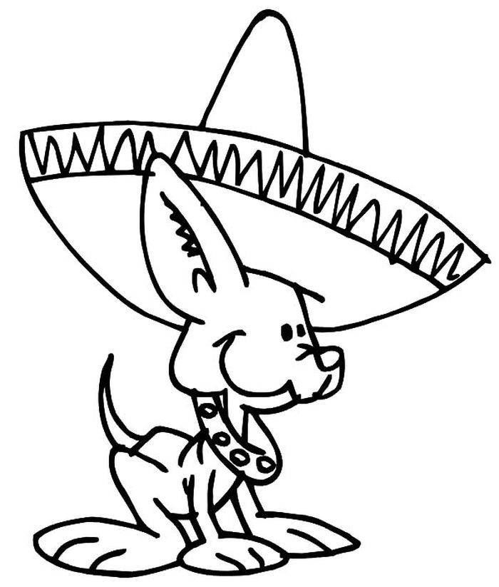 Dog Coloring Pages Chihuahua Fury