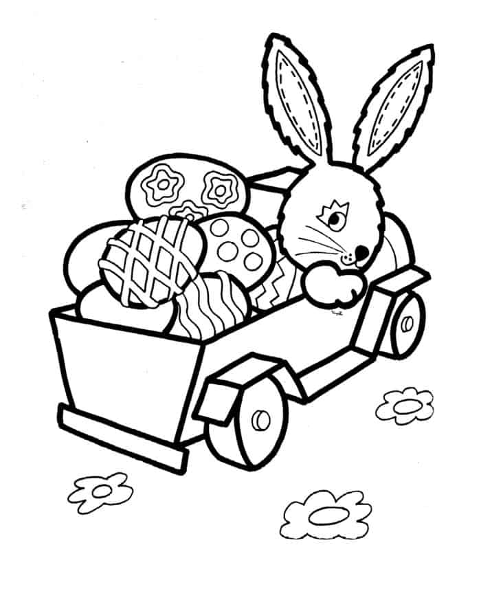 Easter Bunny Coloring Pages