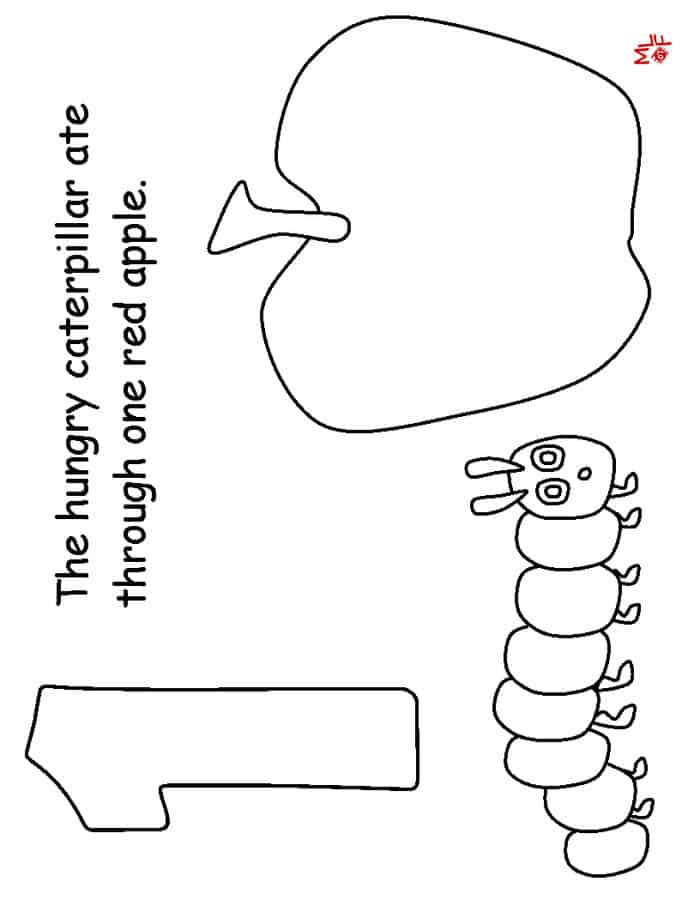 Eric Carle Coloring Pages The Very Hungry Caterpillar