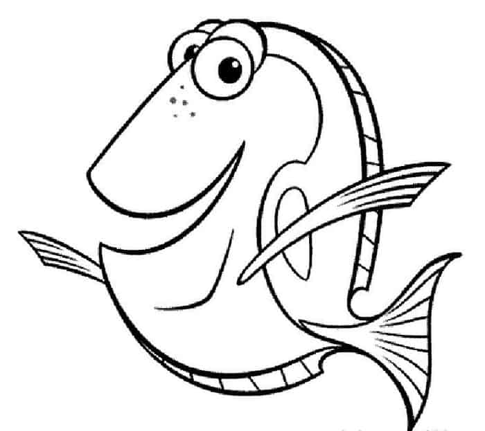 Finding Dory Coloring Pages Free