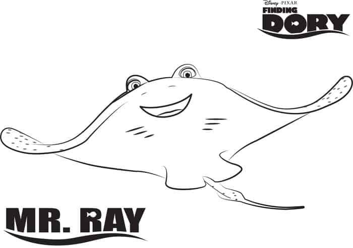 Finding Dory Coloring Pages Printable
