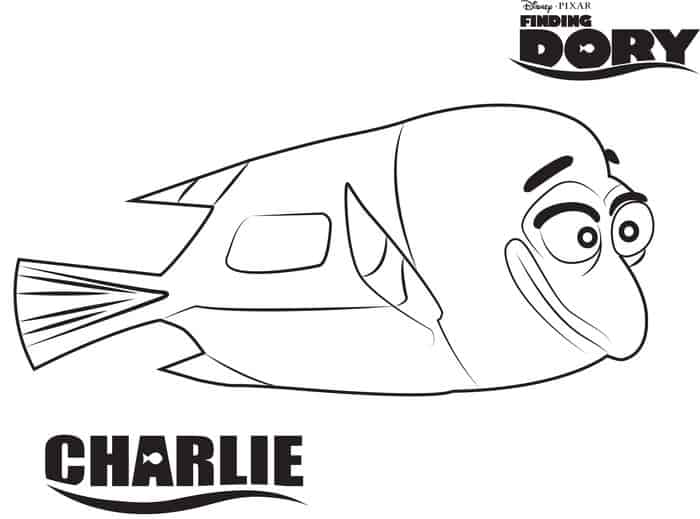 Finding Dory Free Coloring Pages