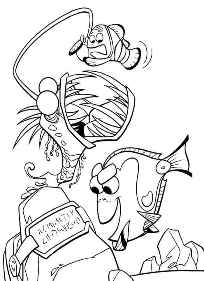 Finding Dory Printable Free Coloring Pages