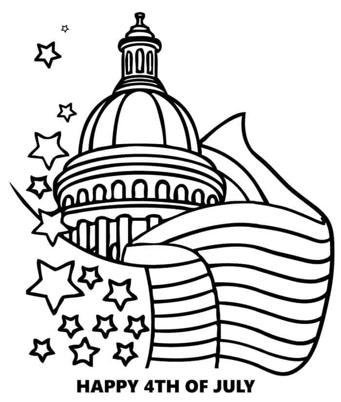 Free 4th Of July Printables Coloring Pages